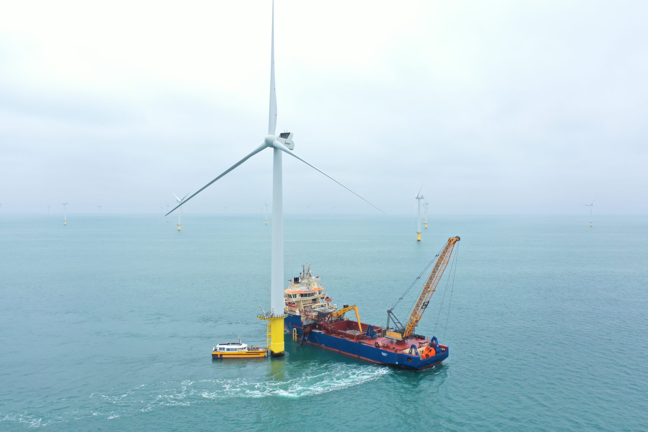 ARC marine install Reef cubes as scour protection at Rampion wind farm